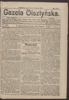 Gazeta Olsztyńska, 1911, nr 4