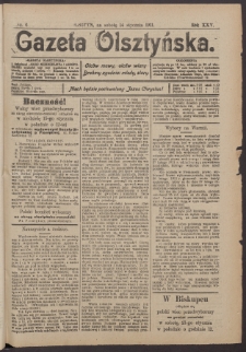 Gazeta Olsztyńska, 1911, nr 6