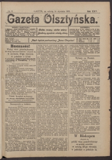 Gazeta Olsztyńska, 1911, nr 6
