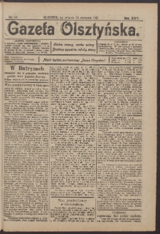 Gazeta Olsztyńska, 1911, nr 10