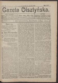 Gazeta Olsztyńska, 1911, nr 11
