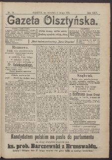 Gazeta Olsztyńska, 1911, nr 14