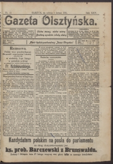 Gazeta Olsztyńska, 1911, nr 15