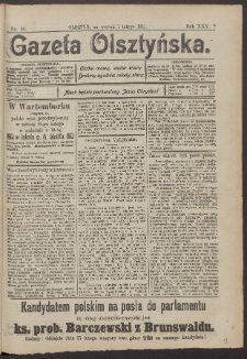 Gazeta Olsztyńska, 1911, nr 16
