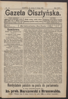 Gazeta Olsztyńska, 1911, nr 18