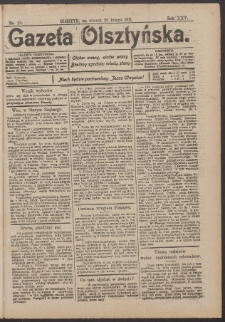 Gazeta Olsztyńska, 1911, nr 25