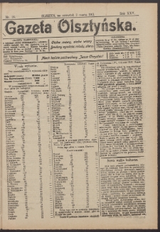 Gazeta Olsztyńska, 1911, nr 26