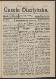 Gazeta Olsztyńska, 1911, nr 27