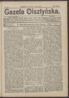 Gazeta Olsztyńska, 1911, nr 28
