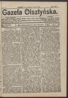 Gazeta Olsztyńska, 1911, nr 29