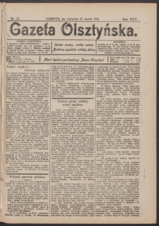 Gazeta Olsztyńska, 1911, nr 35