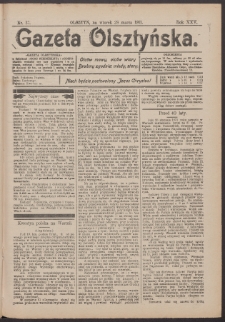Gazeta Olsztyńska, 1911, nr 37