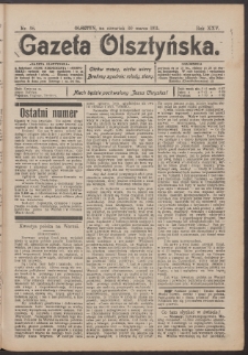 Gazeta Olsztyńska, 1911, nr 38