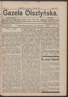 Gazeta Olsztyńska, 1911, nr 39