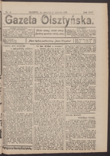 Gazeta Olsztyńska, 1911, nr 41