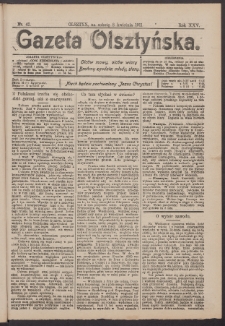 Gazeta Olsztyńska, 1911, nr 42