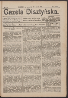 Gazeta Olsztyńska, 1911, nr 44