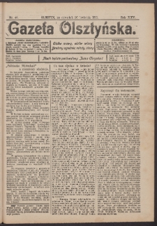 Gazeta Olsztyńska, 1911, nr 46
