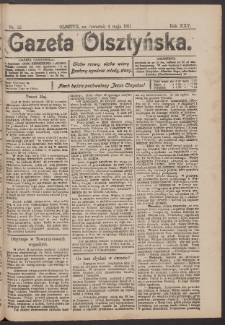 Gazeta Olsztyńska, 1911, nr 52
