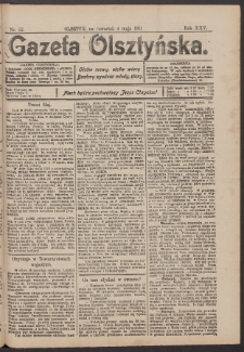 Gazeta Olsztyńska, 1911, nr 52