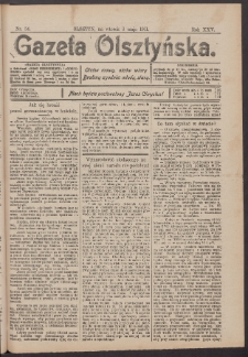 Gazeta Olsztyńska, 1911, nr 54