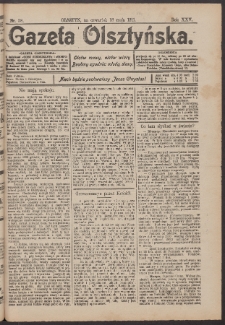 Gazeta Olsztyńska, 1911, nr 58