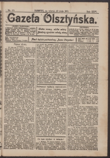 Gazeta Olsztyńska, 1911, nr 60