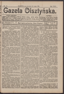 Gazeta Olsztyńska, 1911, nr 61