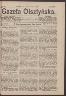 Gazeta Olsztyńska, 1911, nr 65