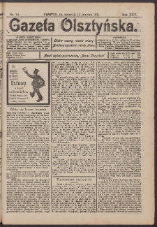 Gazeta Olsztyńska, 1911, nr 70