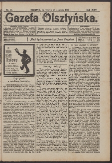 Gazeta Olsztyńska, 1911, nr 72