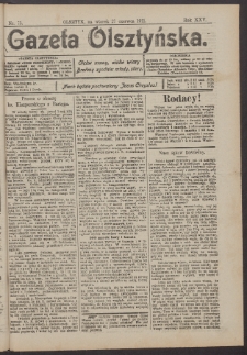 Gazeta Olsztyńska, 1911, nr 75