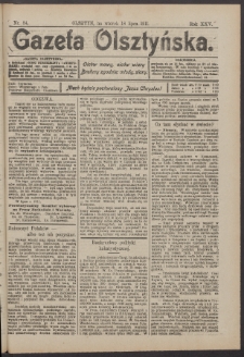 Gazeta Olsztyńska, 1911, nr 84