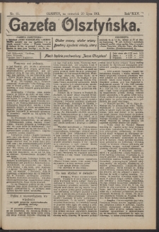 Gazeta Olsztyńska, 1911, nr 85