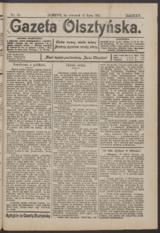 Gazeta Olsztyńska, 1911, nr 88