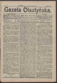 Gazeta Olsztyńska, 1911, nr 89