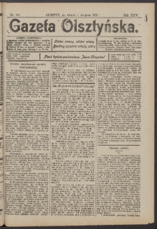 Gazeta Olsztyńska, 1911, nr 90