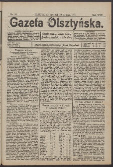 Gazeta Olsztyńska, 1911, nr 94
