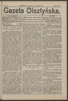 Gazeta Olsztyńska, 1911, nr 96
