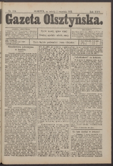 Gazeta Olsztyńska, 1911, nr 104