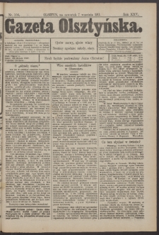 Gazeta Olsztyńska, 1911, nr 106