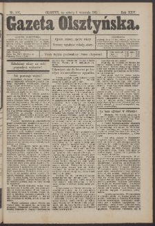 Gazeta Olsztyńska, 1911, nr 107