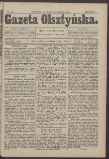 Gazeta Olsztyńska, 1911, nr 114