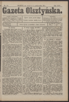 Gazeta Olsztyńska, 1911, nr 121