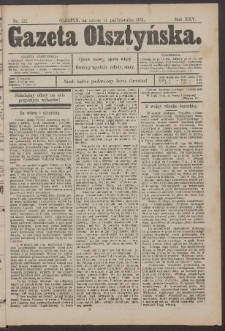 Gazeta Olsztyńska, 1911, nr 122