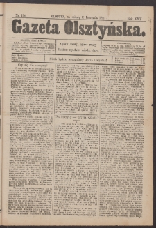 Gazeta Olsztyńska, 1911, nr 134