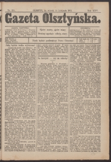 Gazeta Olsztyńska, 1911, nr 135