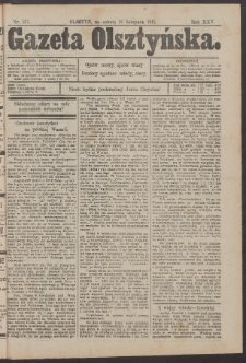 Gazeta Olsztyńska, 1911, nr 137