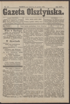 Gazeta Olsztyńska, 1911, nr 153