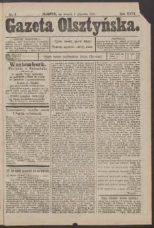 Gazeta Olsztyńska, 1912, nr 4